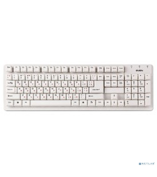 Клавиатура проводная SVEN Standard 301 USB белая