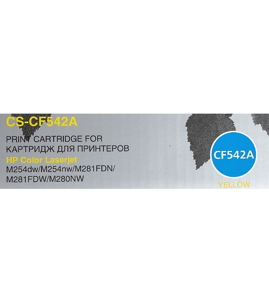 Картридж лазерный Cactus CS-CF542A желтый (1400 стр.) для HP LJ M254dw/M280nw/M281fdn