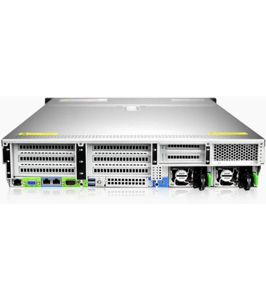 Серверная платформа Gooxi SR201-D12R-NV-G2 2U 12 bay server with NVME bp,based on AMD 9004 2 riser cards of PCIe5.0(X32 to x16x16) 2x rear SAS/SATA 2x rear NVME 1300W 1+1 PSU EU power cables rail kit