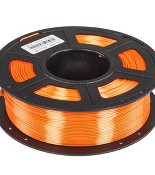 Филамент NVPrint Silk PLA+ Orange для 3D печати диаметр 1.75мм длина 330 метров масса 1 кг