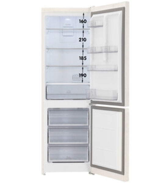 Холодильник Hotpoint HT 5180 AB мраморный двухкамерный 220/78л морозилка снизу, No Frost