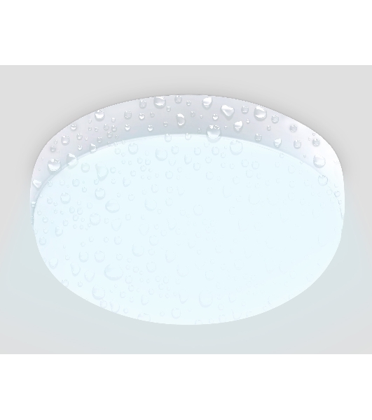 Светильник светодиодный влагозащищенный Ambrella light ST8633 WH белый IP65 LED 6500K 20W D170*60