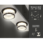 Светильник Ambrella light TN1252 SBK/CL черный песок/прозрачный GU5.3 D98*58, фото6