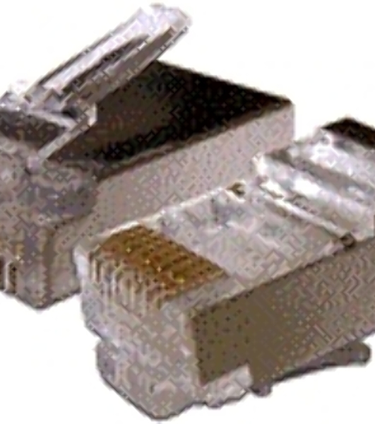 Коннектор LANMASTER RJ45 STP 8P8C, универсальный, cat.6, 100 шт.