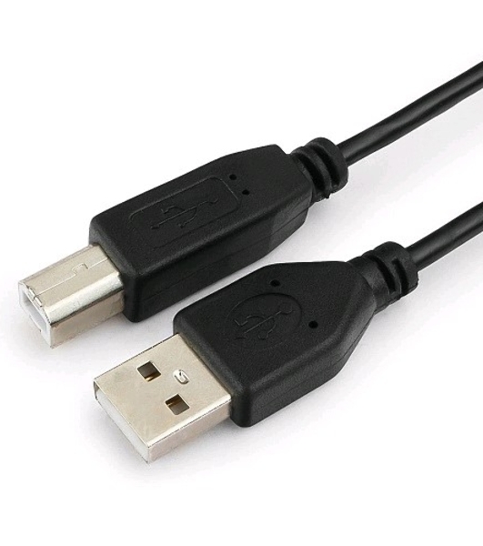Кабель Гарнизон Кабель USB 2.0, AM/BM, 1.8м, пакет (GCC-USB2-AMBM-1.8M)