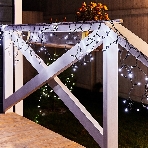 Гирлянда Neon-night Айсикл (бахрома) светодиодный, 2,4 х 0,6 м, черный провод, 230 В, диоды белые, 88 LED, фото3