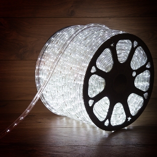 Дюралайт Neon-night LED, постоянное свечение (2W) - белый, 36 LED/м, бухта 100м
