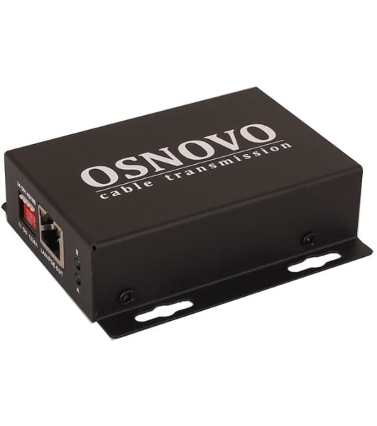 PoE удлинитель Osnovo E-PoE/1A 10M/100M Fast Ethernet на 400м (до 30W)