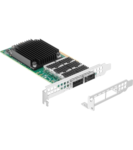 Сетевая карта MELLANOX ConnectX-6 Dx EN adapter card, 100GbE, Dual-port QSFP56, PCIe 4.0 x16, No Crypto, Tall Bracket