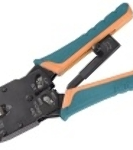Инструмент обжимной ITK для RJ45, RJ12, RJ11 с храповым мех. и вертикальным положением обжима