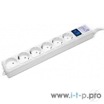 Сетевой фильтр Power Cube 1,9 м 6 розеток (белый) 16B/3,5 кВт, фото2