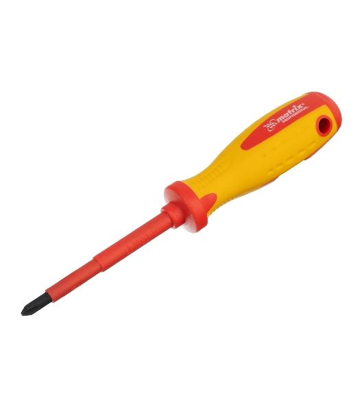 Отвертка Matrix Insulated, PH2 x 100 мм, CrMo, до 1000 В, двухкомп.рукоятка