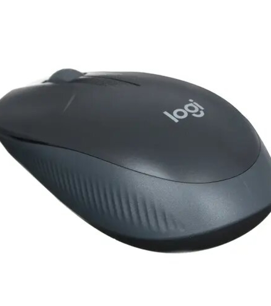 Мышь беспроводная Logitech M190 черный/серый, 1000 dpi, радиоканал, USB, кнопки - 3