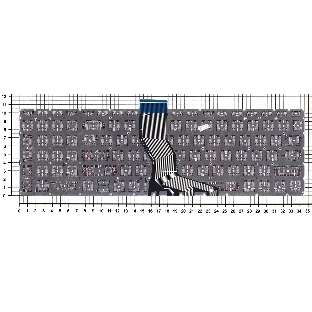 Клавиатура для ноутбука HP Pavilion 15-ab 15-ab000 15z-ab100 черная с красной подсветкой