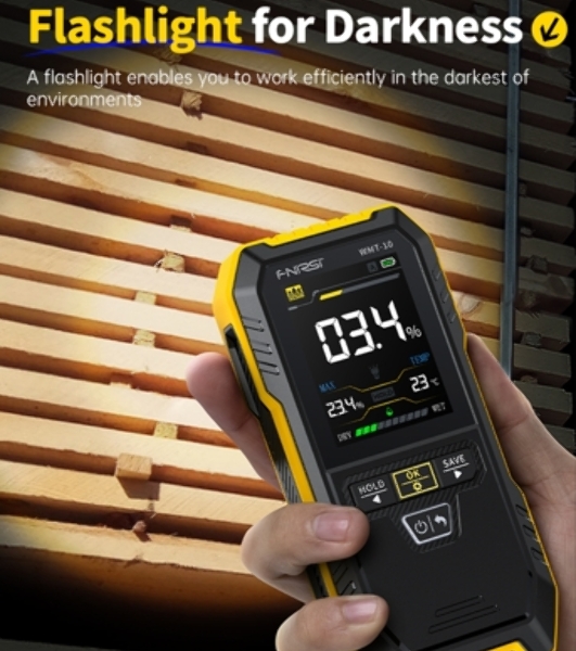 Измеритель влажности древесины FNIRSI WMT-10