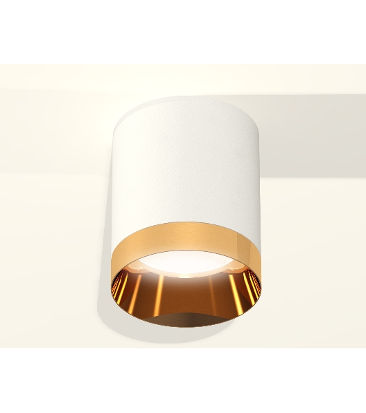 Светильник Ambrella Light XS6301024 SWH/PYG белый песок/золото желтое полированное MR16 GU5.3 (C6301, N6134)