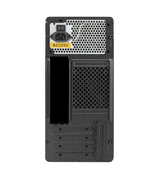 Корпус ExeGate BAA-503-UNS450, Mini-Tower, чёрный, 1 x 80/90 мм, БП 450 Вт