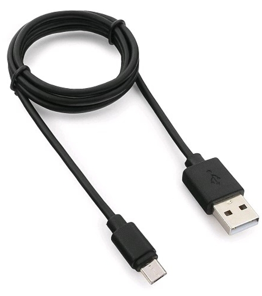 Кабель Гарнизон Кабель USB 2.0 Pro, AM/microBM 5P, 1м, черный, пакет (GCC-mUSB2-AMBM-1M)