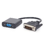 Переходник DVI-D-VGA Cablexpert A-DVID-VGAF-01, 25M/15F, кабеля 0,2м, черный, пакет, фото3