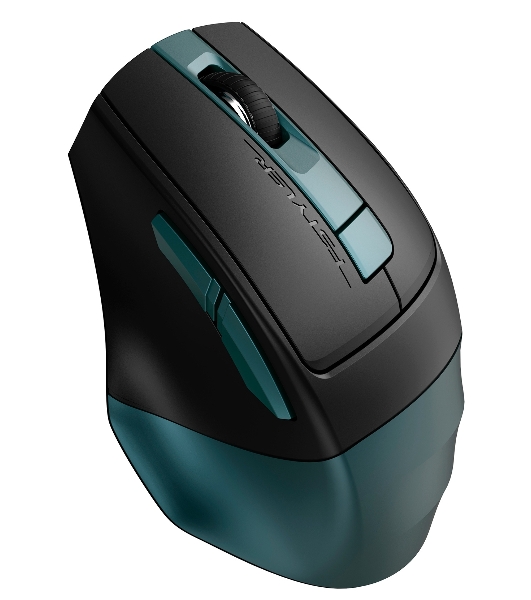 Мышь беспроводная A4Tech Fstyler FB35C зеленый/черный, 2000 dpi, радиоканал, Bluetooth, USB, кнопки - 6