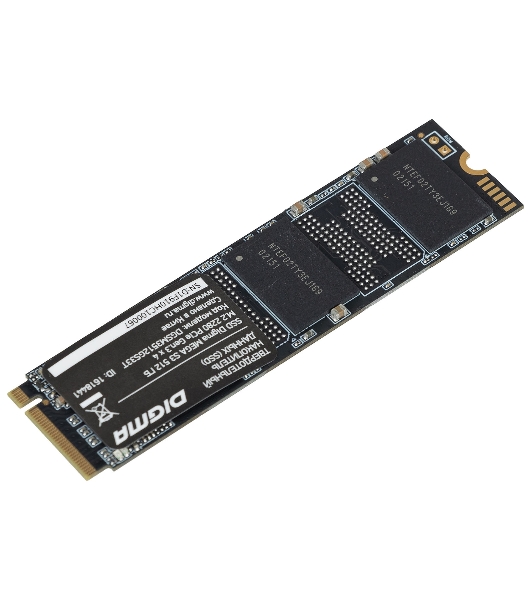 Накопитель SSD Digma Mega S3 DGSM3512GS33T, 512Gb, PCIe 3.0 x4, M.2 2280, NVMe, R/W 2080/1700