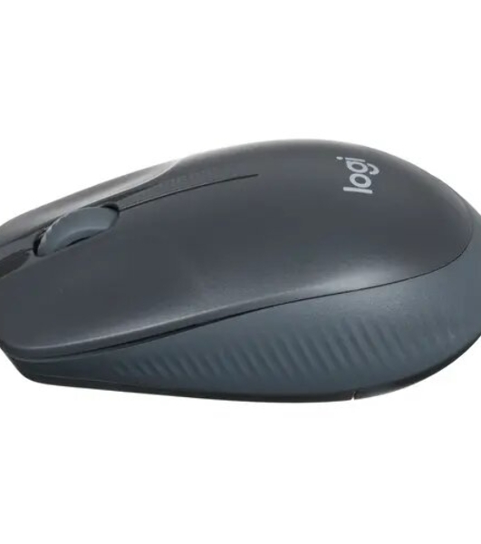 Мышь беспроводная Logitech M190 черный/серый, 1000 dpi, радиоканал, USB, кнопки - 3