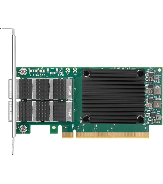 Сетевая карта MELLANOX ConnectX-6 Dx EN adapter card, 100GbE, Dual-port QSFP56, PCIe 4.0 x16, No Crypto, Tall Bracket