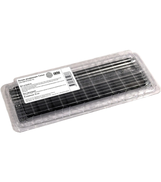 Лезвие дозирующее Cactus CS-DB-H1200-10 для HP LJ 1010/1012/1015/1020/1018/1020/1022/1200/1220/3300/3310/3320/3330/3380/1150/1300/3015mfp/3020mfp/3030mfp/3050mfp/3052mfp/3055mfp/1000/1005WM1005/M1319/P2035/P2055 Canon LBP-3200/3210/MF-3110/3200/3220/3228/3240/5600/5630/5650/5730/5750/5770/4010/40