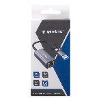 Сетевой адаптер Ethernet Gembird NIC-U7, USB 3.0 + Type-C - Gigabit Ethernet adapter, алюминий, RTL8153, фото3