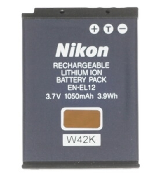 Аккумуляторная батарея для фотоаппарата Nikon Coolpix A900 (EN-EL12) 3,7V 1400mAh