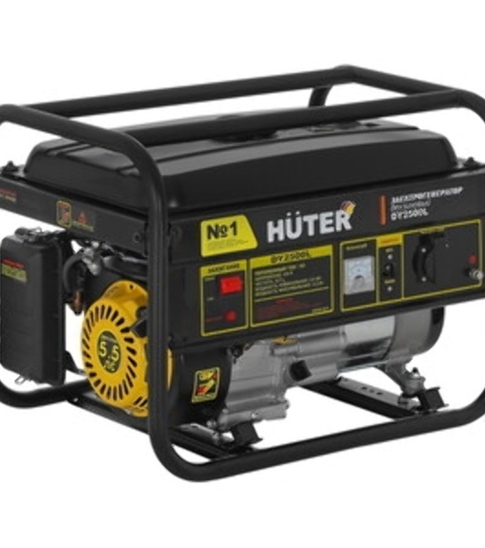 Электрогенератор бензиновый Huter DY2500L, 2.2 кВт, 66 дБ, 38.3 кг