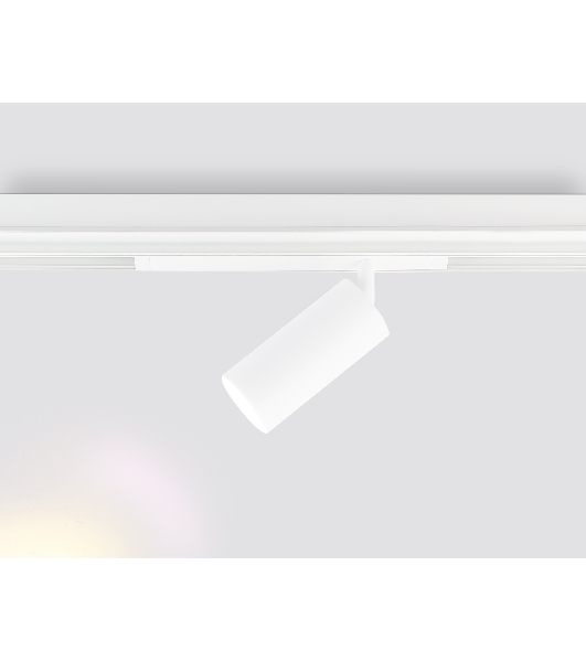 Управляемый светодиодный светильник для шинопровода Magnetic Ambrella light GL1221 WH белый IP20 18W 3000K-6400K 220V 36° D55*120 (Без ПДУ)