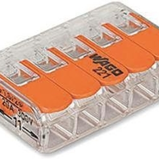 Клемма компактная Wago 221-415 5х(0,2-4,0 кв.мм)