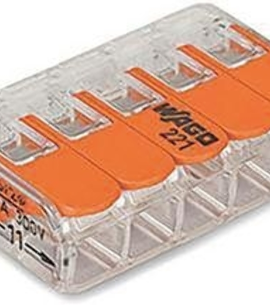 Клемма компактная Wago 221-415 5х(0,2-4,0 кв.мм)