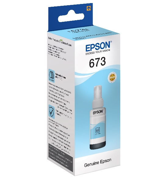 Чернила Epson C13T67354A для L800 (light cyan) 70 мл