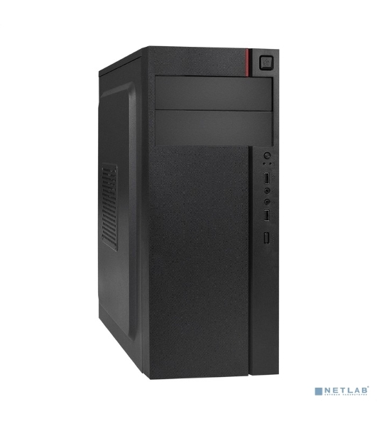 Компьютерный корпус Miditower ExeGate AA-440-AA500 (ATX, AA500 8 см, 2*USB, аудио)
