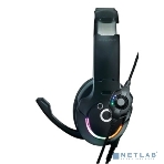 Гарнитура QUMO Olympus чёрный, проводная, USB, подсветка, фото9