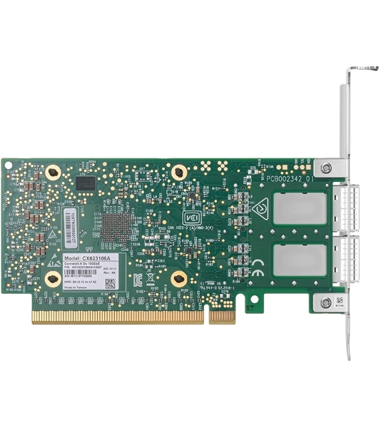 Сетевая карта MELLANOX ConnectX-6 Dx EN adapter card, 100GbE, Dual-port QSFP56, PCIe 4.0 x16, No Crypto, Tall Bracket