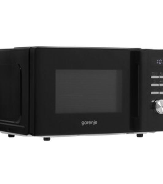 Микроволновая печь Gorenje MO20A4BH черный, 20 л, 800 Вт, переключатели - кнопки, поворотный механизм
