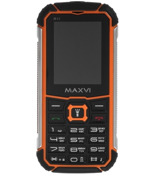 Мобильный телефон Maxvi R10 оранжевый
