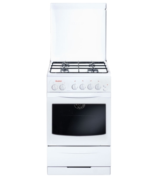 Плита газовая Gefest ПГ 3200-05 белый, конфорок 4 шт, духовка 42 л, 50 см x 85 см x 57 см
