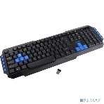 Клавиатура беспроводная мультимедийная Smartbuy 231 черная SBK-231AG-K, фото 1
