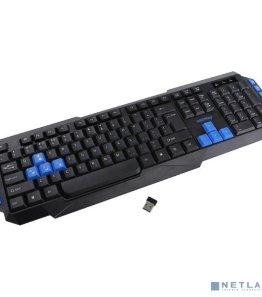 Клавиатура беспроводная мультимедийная Smartbuy 231 черная SBK-231AG-K