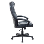 Кресло руководителя Бюрократ T-9906N/BLACK черный, кожа, фото8