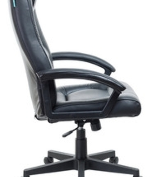 Кресло руководителя Бюрократ T-9906N/BLACK черный, кожа