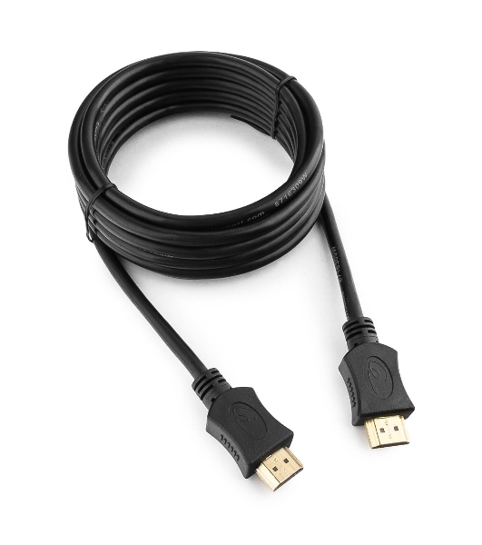 Кабель Cablexpert HDMI CC-HDMI4L-10, 19M/19M, v2.0, серия Light, позол.разъемы, экран, 3м, черный, пакет