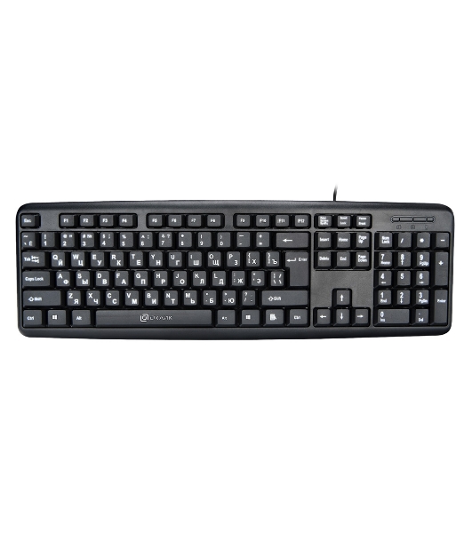 Клавиатура Oklick 180V2 проводная, USB Type-A, чёрный