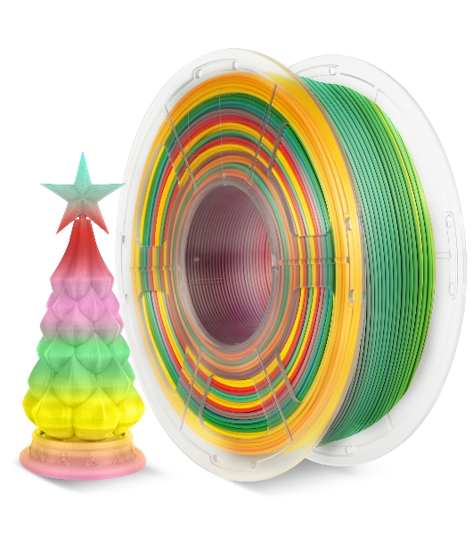 Филамент NVPrint PLA Rainbow 01 для 3D печати диаметр 1.75мм длина 330 метров масса 1 кг