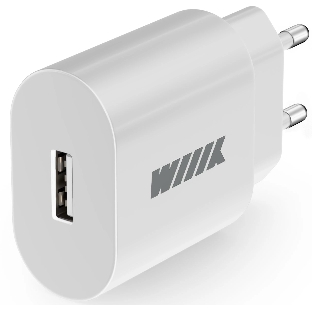Сетевое зарядное устройство Wiiix UNN-4-1-01-QC-W 18W 3A (QC) USB универсальное белый