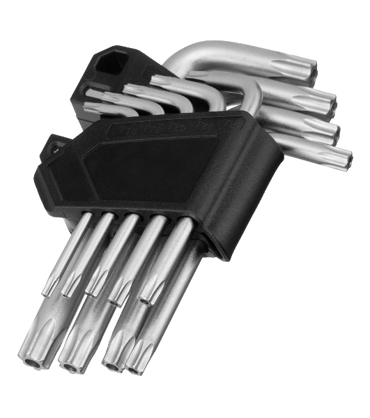 Набор ключей имбусовых Torx-Tempered Сибртех TT10-50, CrV, 9 шт.